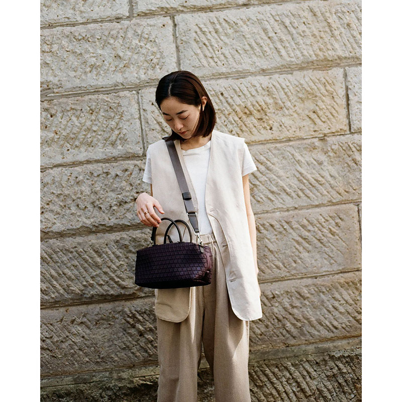 LAQUOH KAGOME ボストンバッグ コーディネート