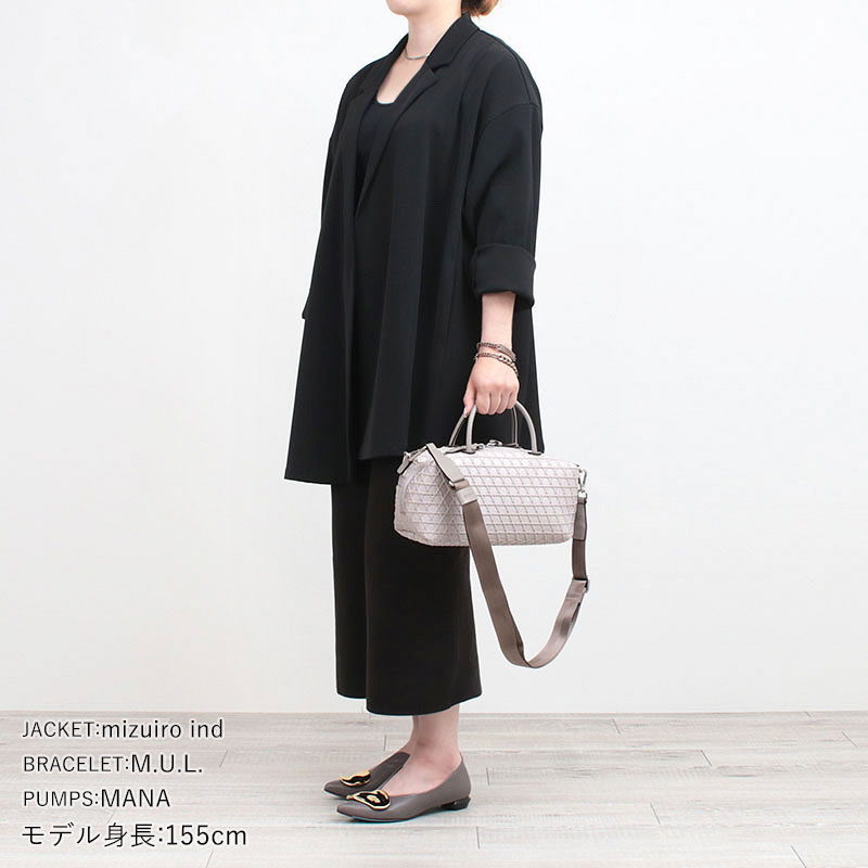 LAQUOH KAGOME ボストンバッグ コーディネート例