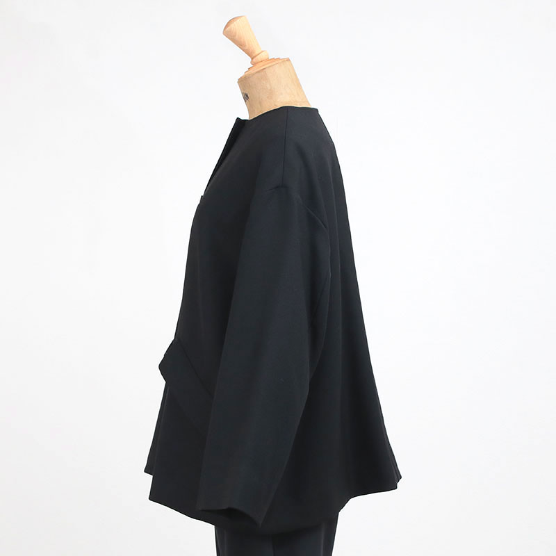 tww リントン ノーカラー 側面