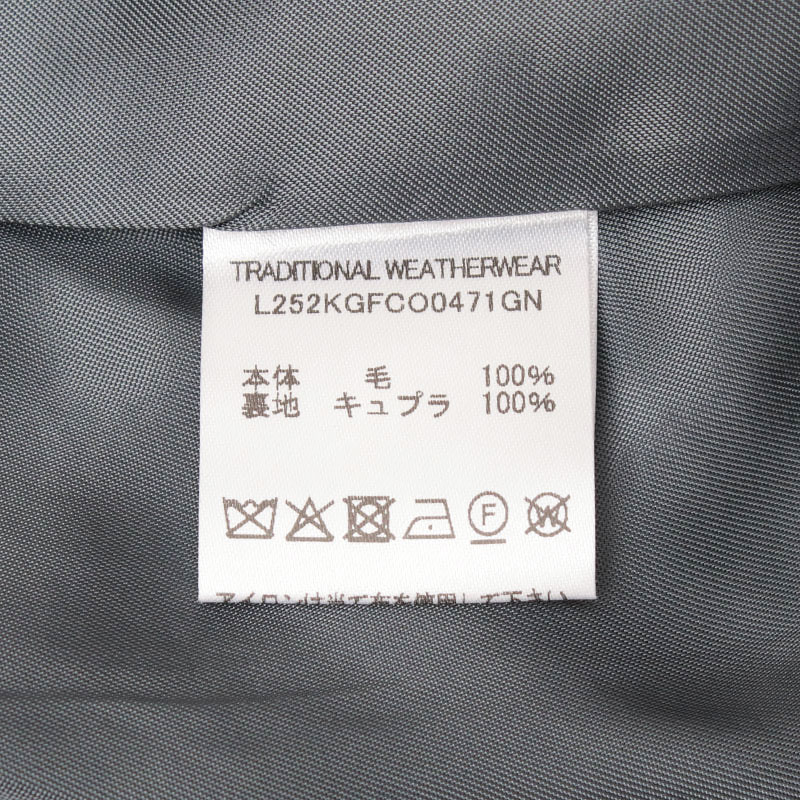 tww リントン ノーカラー 洗濯表示