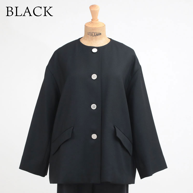 tww リントン ノーカラー ブラック