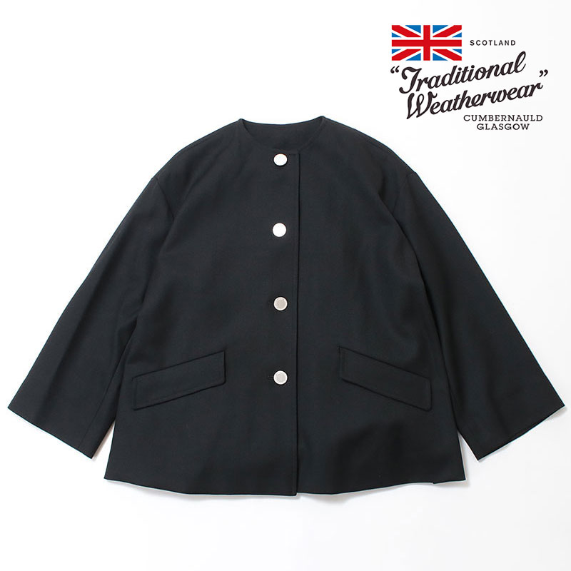 tww リントン ノーカラー コーディネート