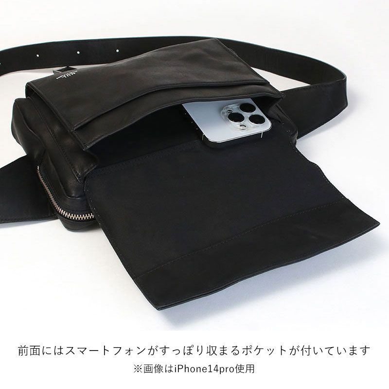 m.u.l ボディバッグ ポケット