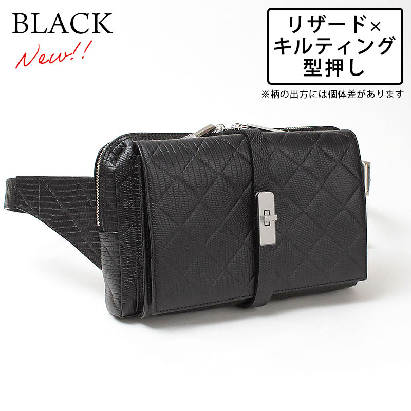 エムユーエル M.U.L. 型押しボディバッグ ボディバッグ メンズ エムユーエル MUL レザー MUL-013 即納