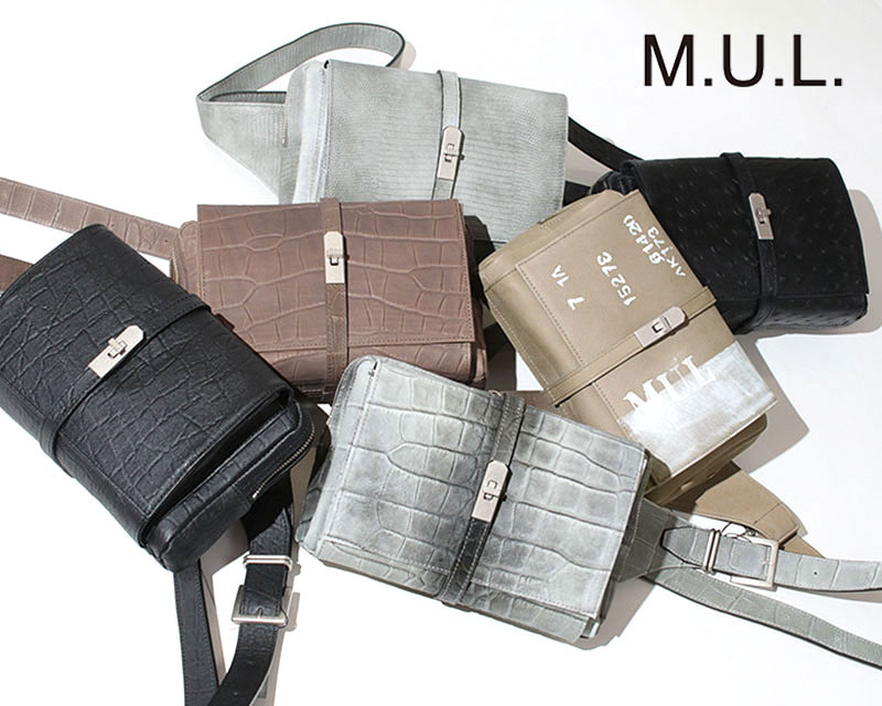 M.U.L. レザー ボディバッグ エムユーエル オイル MUL-013 正規