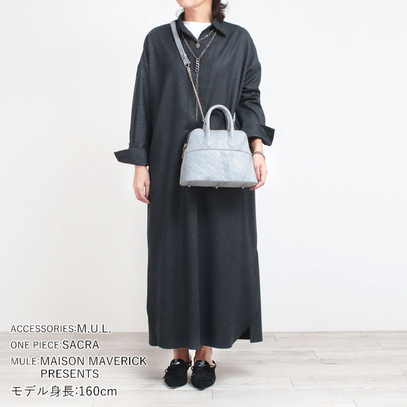 mul ラウンドトートS コーディネート