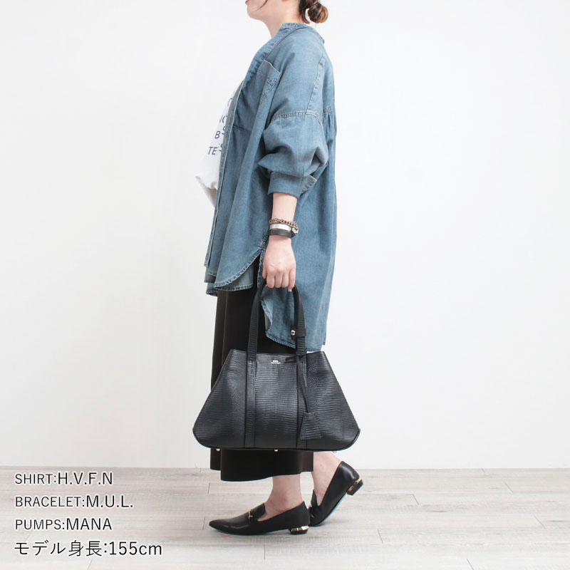 MUL ミニマルトートS コーディネート