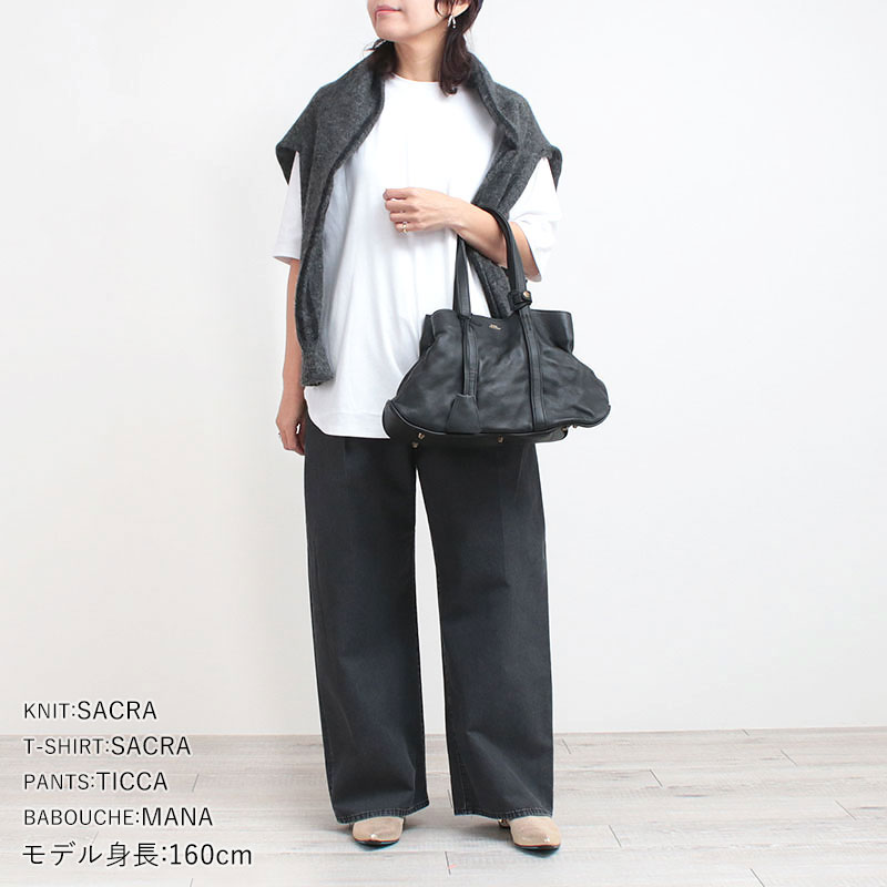 MUL ミニマルトートS コーディネート