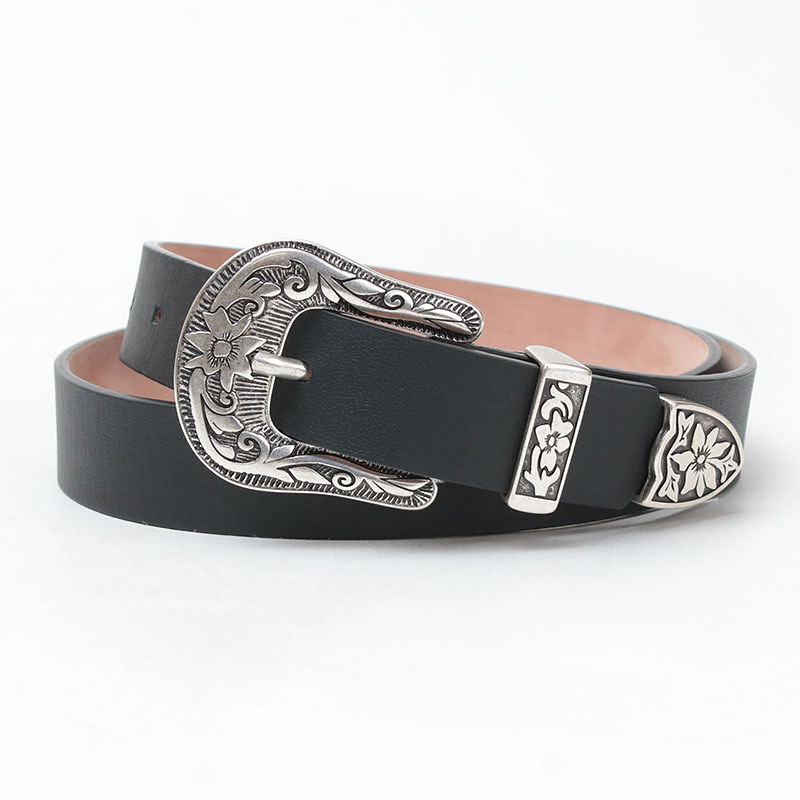 LEFIJE（レフィエ） ベルト レディース シルバーバックル LEFIJE M4252