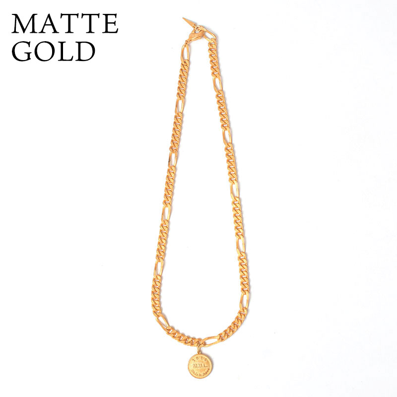 M.U.L. MULA024 チェーンネックレス マットゴールド48 M.U.L. コインチェーンネックレス マットゴールド MULA-027 1st