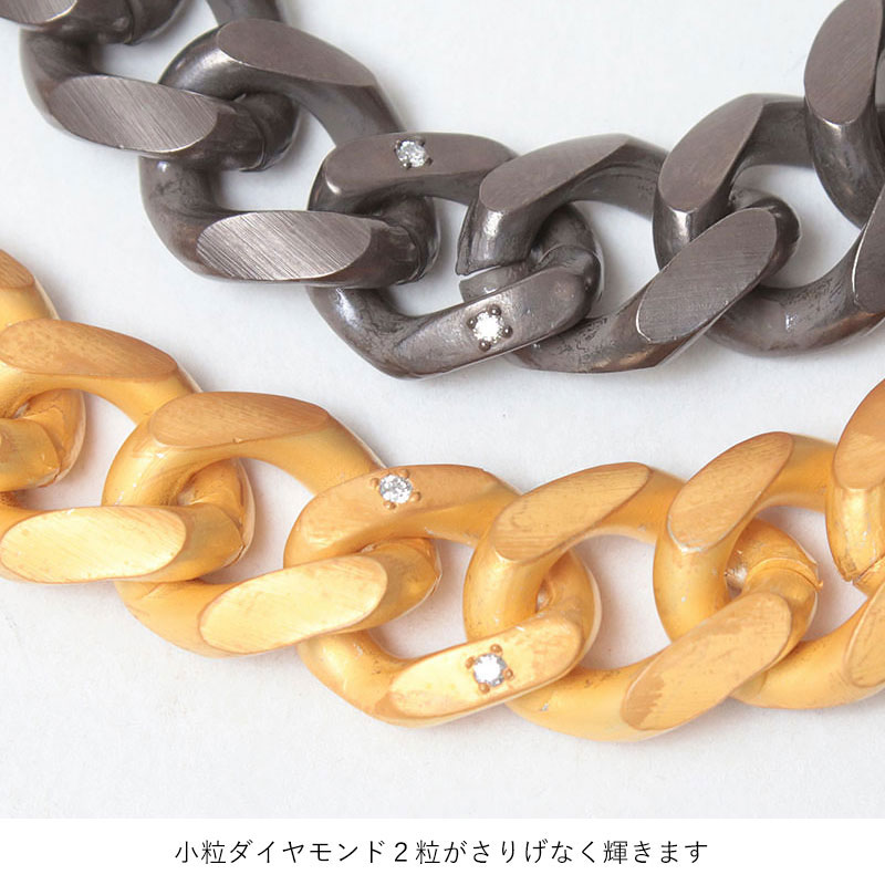 M.U.L. ダイヤモンド マンテル Cチェーンブレス MULA-035S 1st