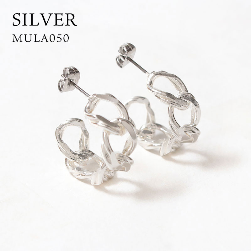 ピアス M.U.L. エムユーエル チェーンモチーフ V2/G MULA-050/057