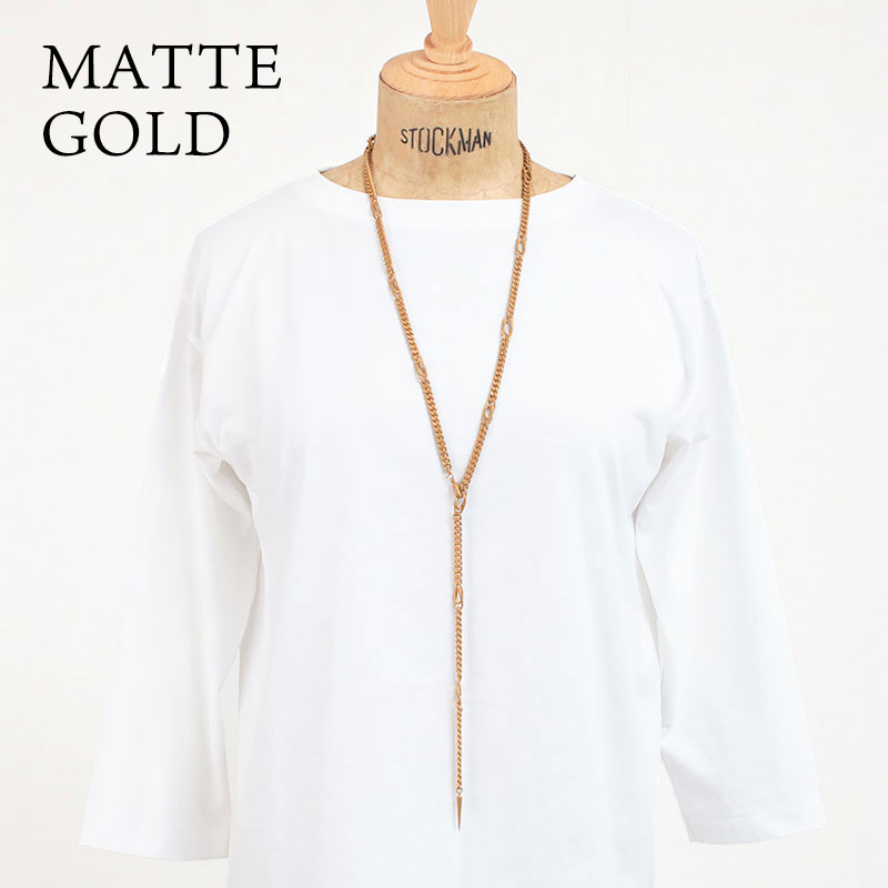 ネックレス M.U.L. エムユーエル Tチェーンラリエット MULA-107 新品
