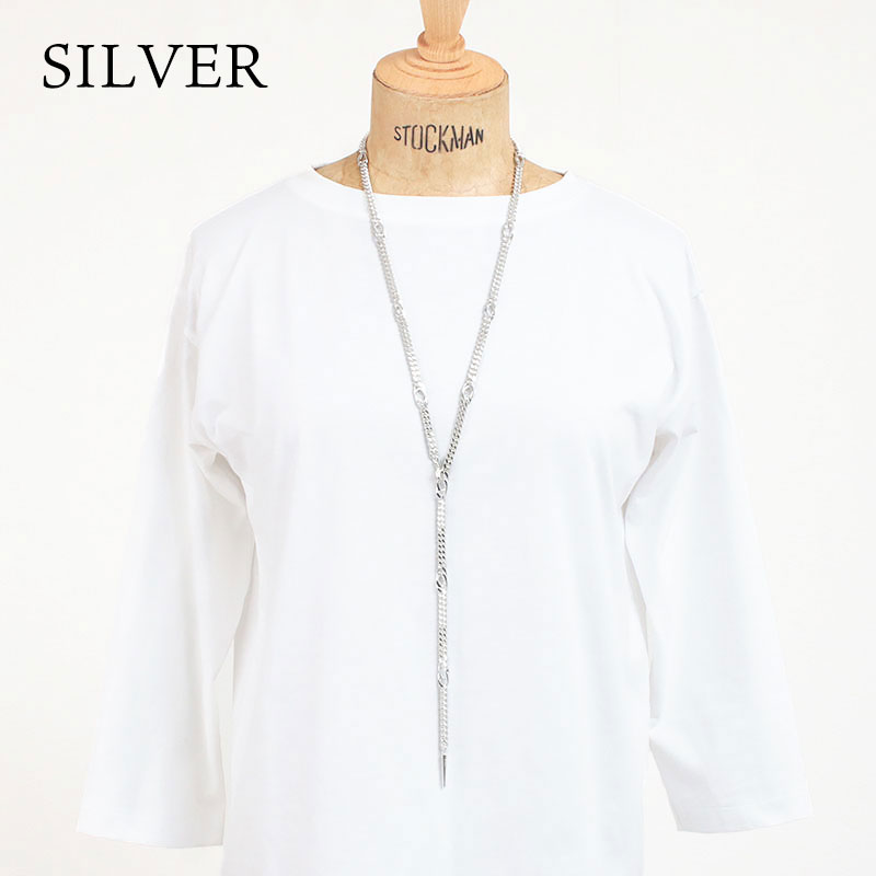 ネックレス M.U.L. エムユーエル Tチェーンラリエット MULA-107 新品