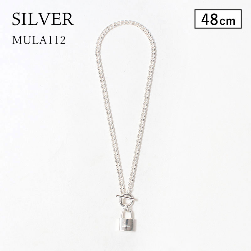 ネックレス MUL エムユーエル Vチェーン南京錠マンテル MULA-112 48cm