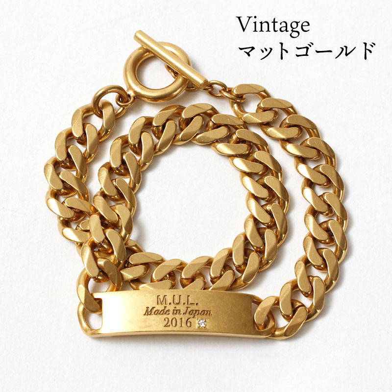 ブレスレット M.U.L. エムユーエル アクセサリー ダイヤモンドダブルB 