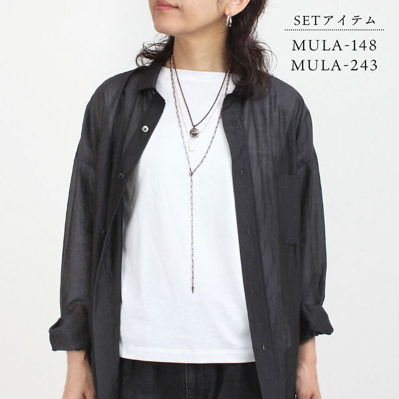 M.U.L. エムユーエル アクセサリー コインネックレス48cm MULA-183