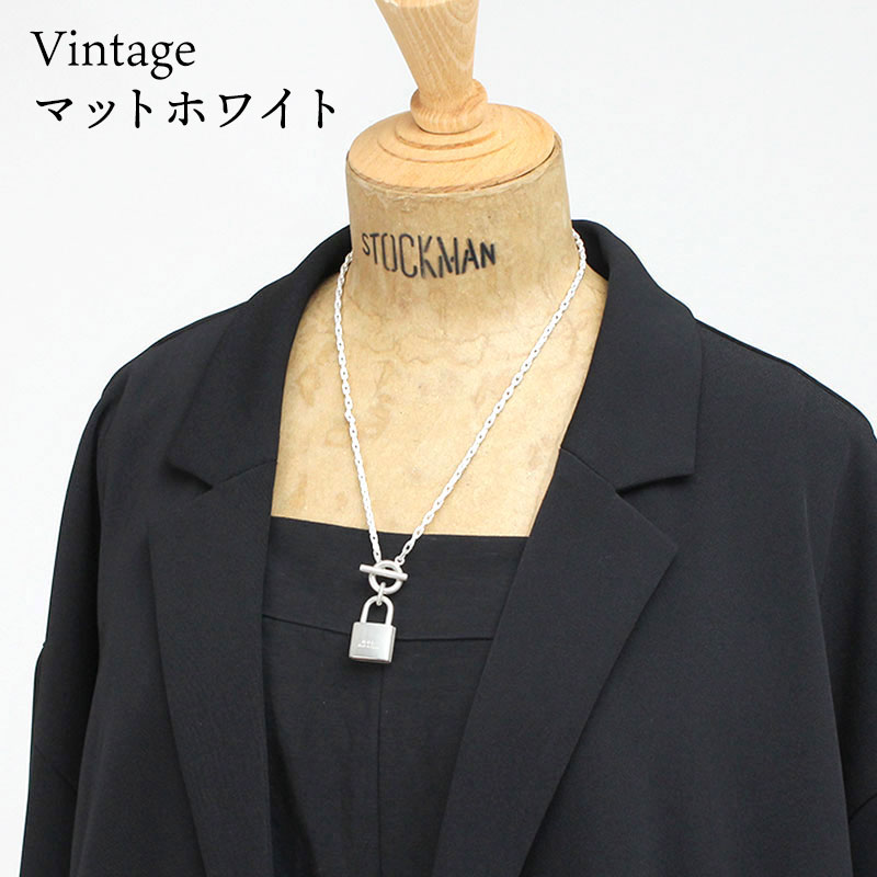 M.U.L. エムユーエル アクセサリー 南京錠マンテルネックレス 48cm MUL