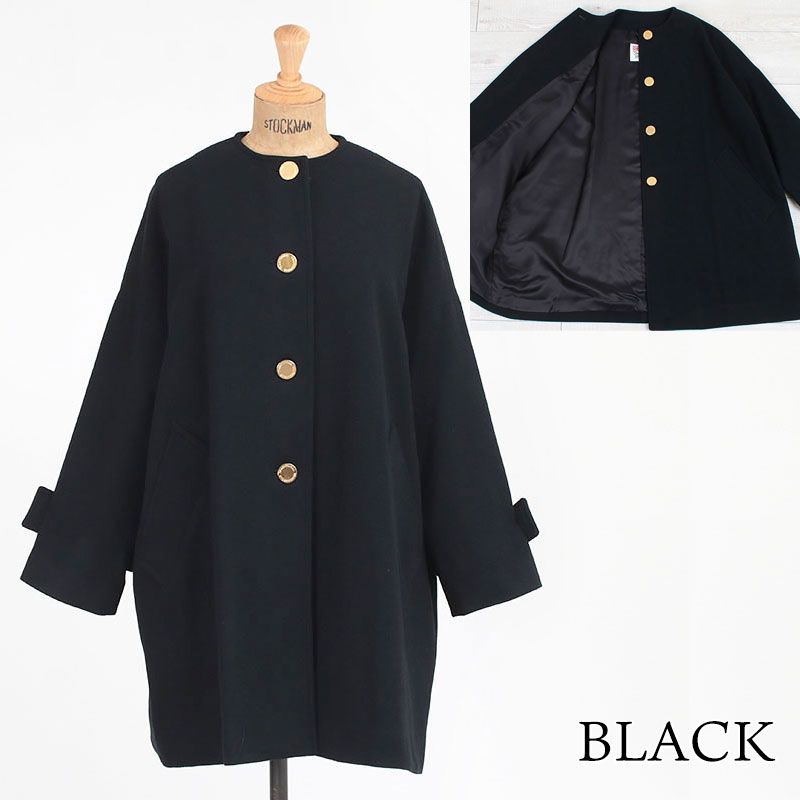 tww マールトン ノーカラー BLACK