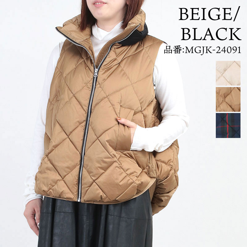 MARGAUX VINTAGE マルゴーヴィンテージ quilting down vest キルティングダウンベスト MGJK-24090 /  24091