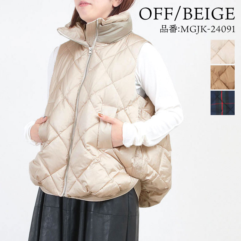 MARGAUX VINTAGE マルゴーヴィンテージ quilting down vest キルティングダウンベスト MGJK-24090 /  24091