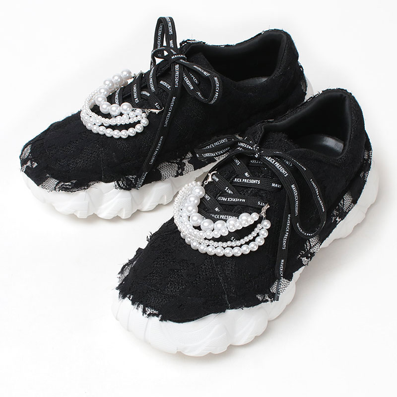 【KT】MAISON MAVERICK PRESENTSベルクロスニーカー MAISON MAVERICK PRESENTS / ハイカットベルクロスニーカー