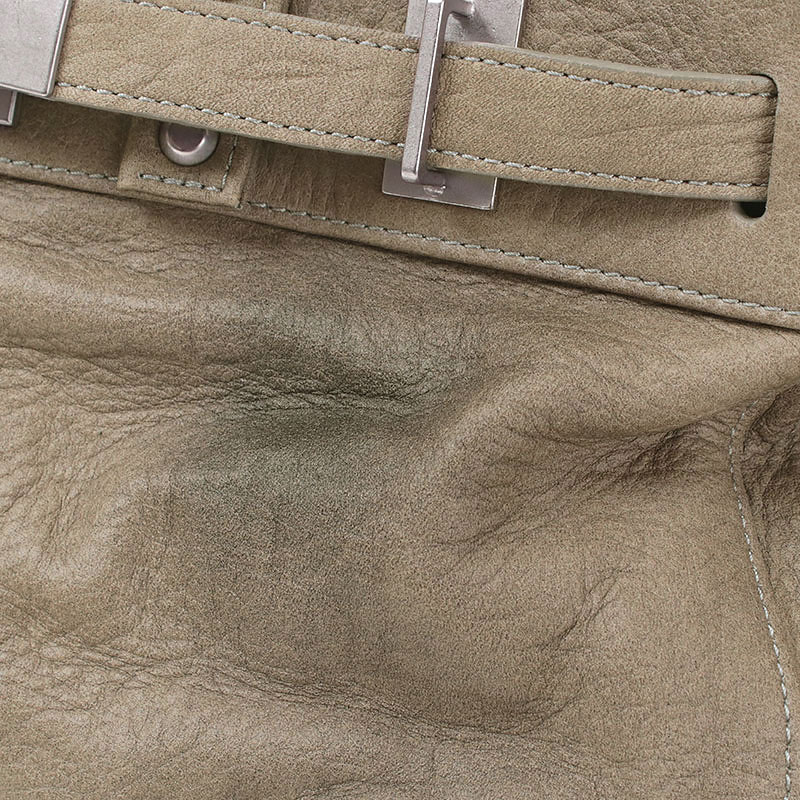 MUL STUD トートM エンボスグレージュ素材