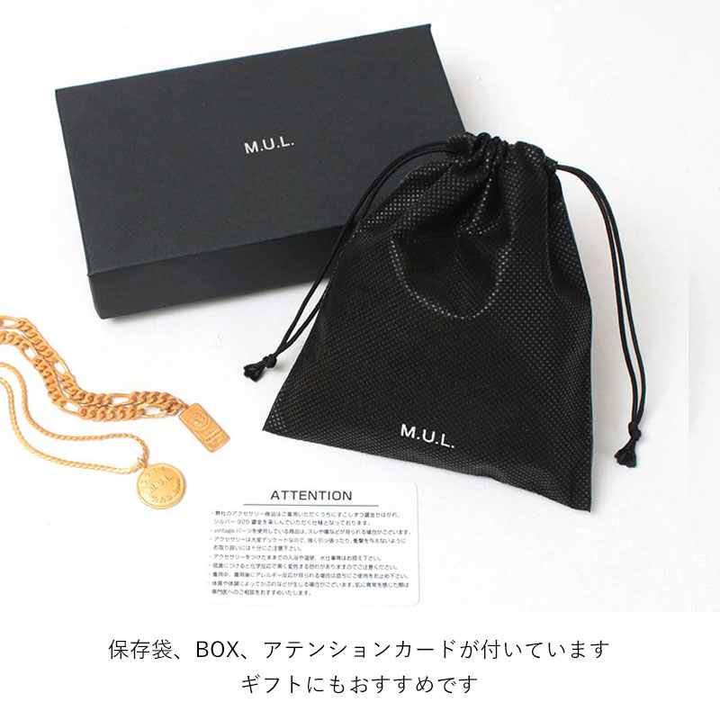 M.U.L. エムユーエル アクセサリー コインネックレス48cm MULA-183