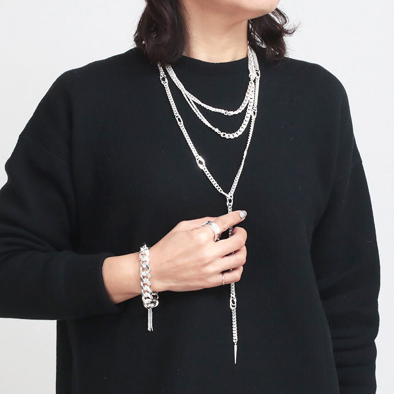 ネックレス M.U.L. エムユーエル Tチェーンラリエット MULA-107 新品