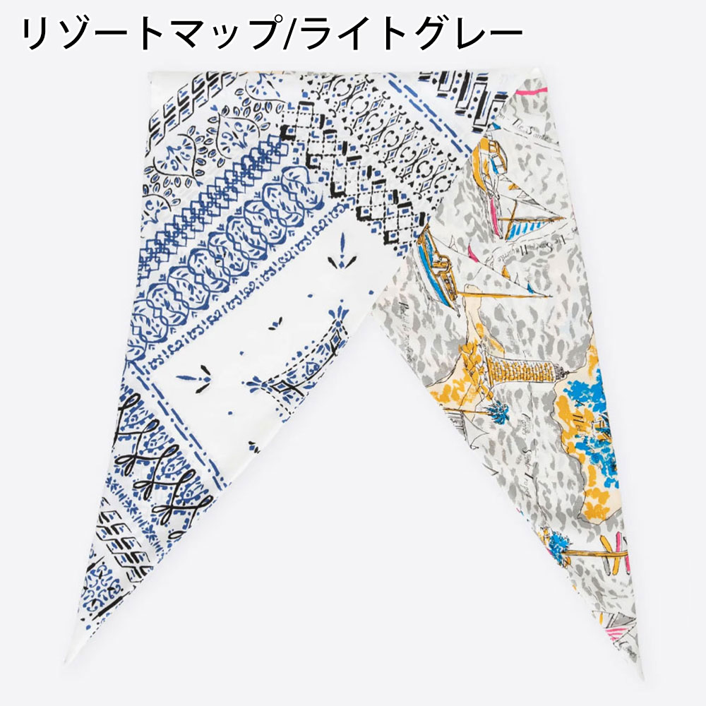 マニプリ ダイヤ型スカーフ シルク manipuri