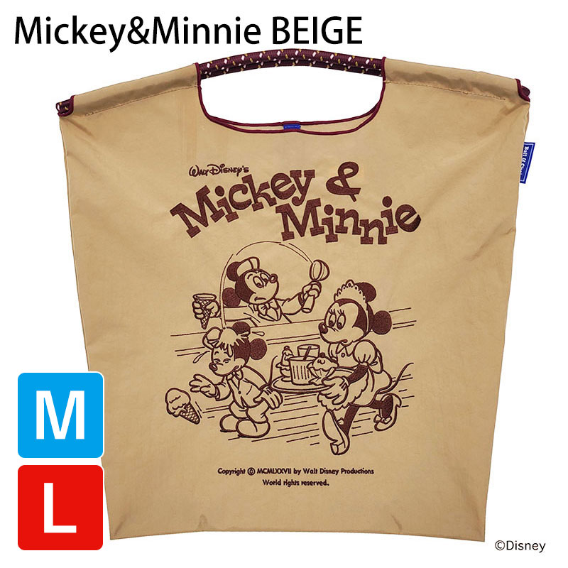 Ball＆Chain（ボールアンドチェーン） エコバッグ ミッキー ミニー m l