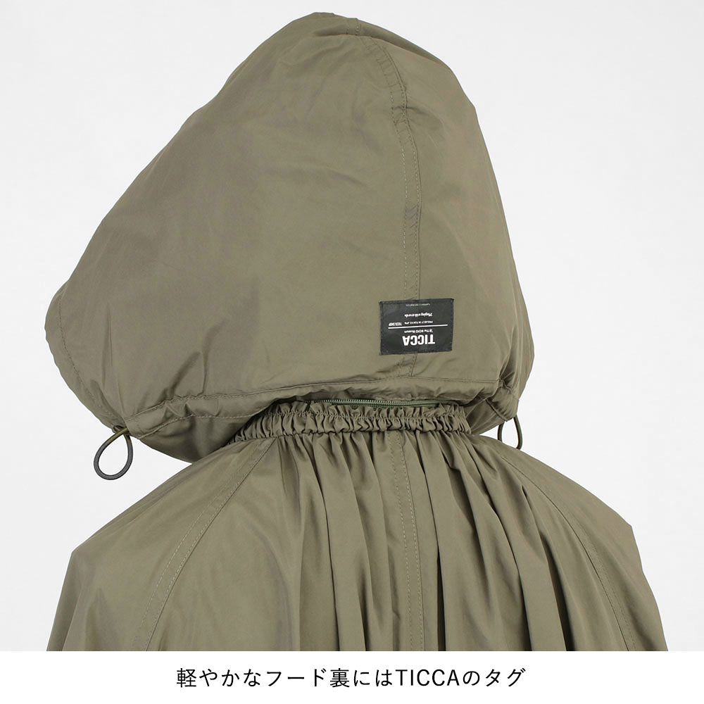 ティッカマウンテンパーカー フード