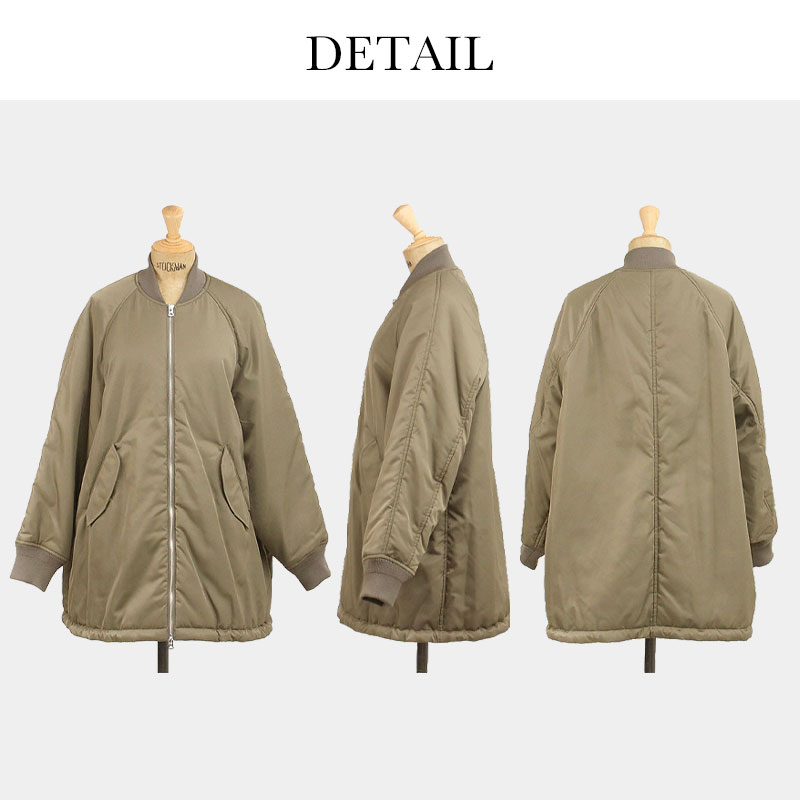 ティッカ MA-1 ミドル丈 シルエット詳細画像