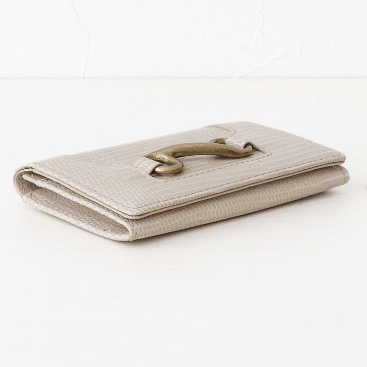 toff&loadstone リザード型押し 名刺入れ メビウス 厚み