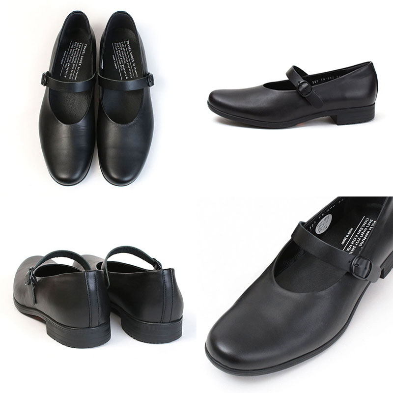 chausser トラべルシューズ ブラック ワンストラップシューズ ソール