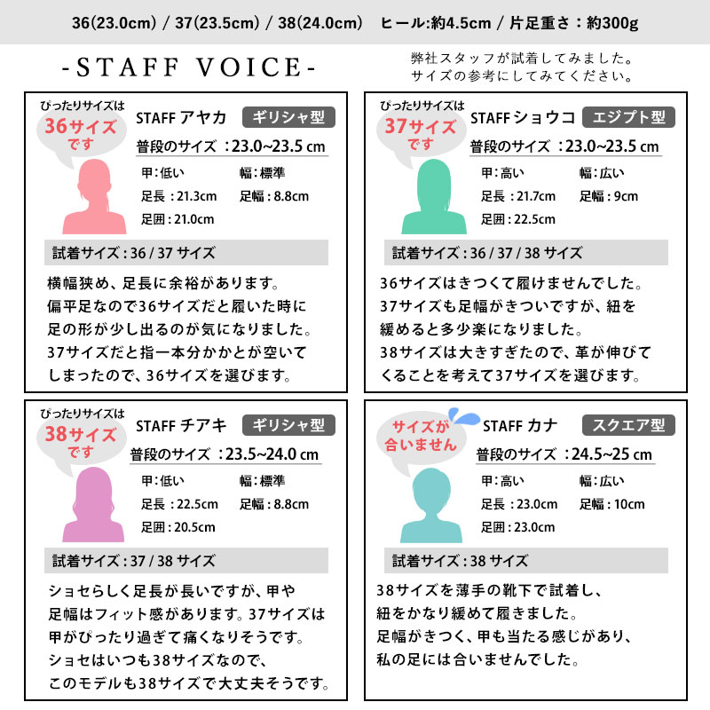 トラべルシューズ スタッフコメント