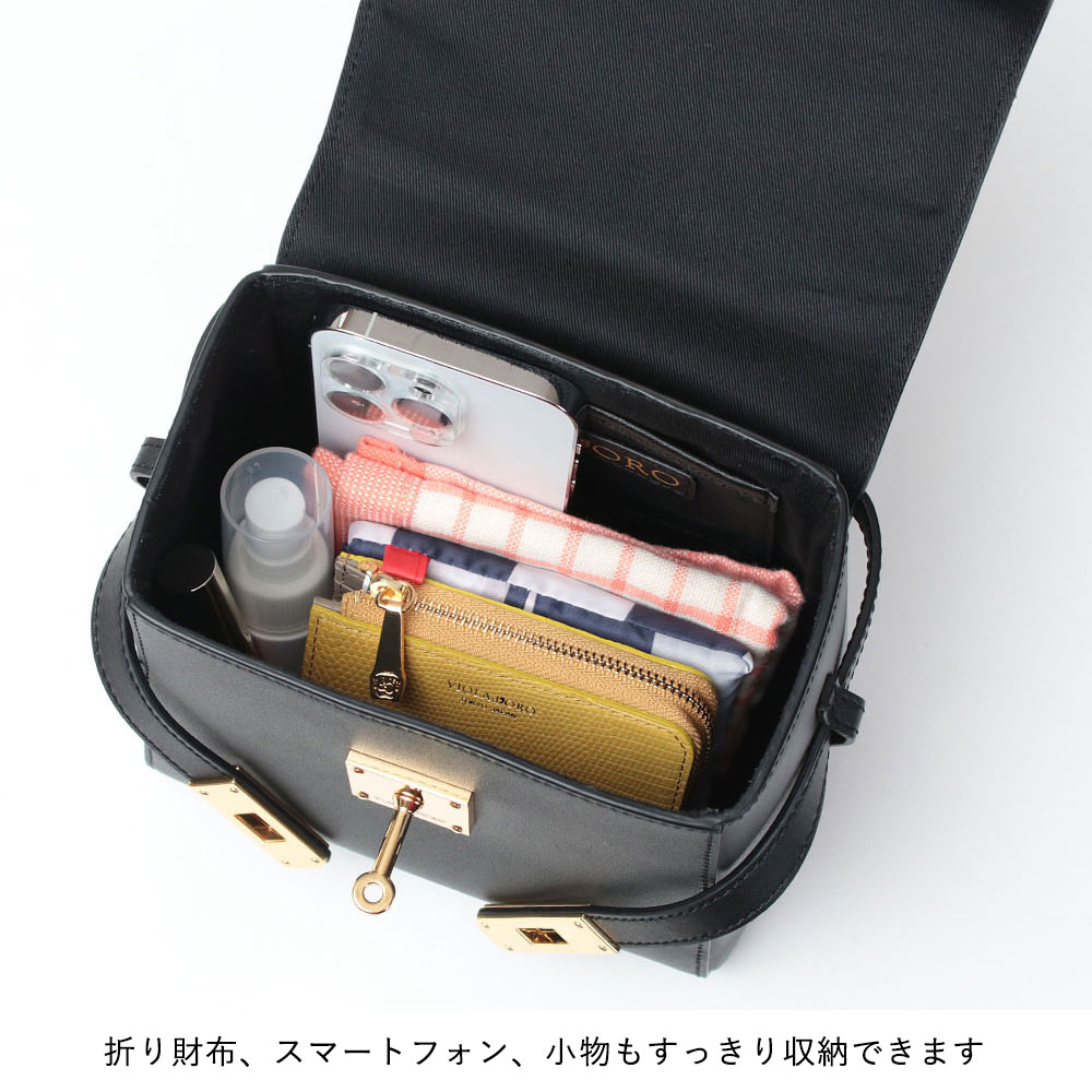 VIOLAd'ORO ヴィオラドーロ バッグ SARA 2WAY ミニバッグ V-1459