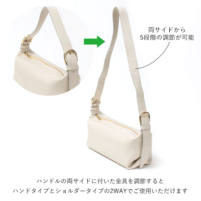 VIOLAd'ORO（ヴィオラドーロ） ショルダーバッグ 横型 イタリアン