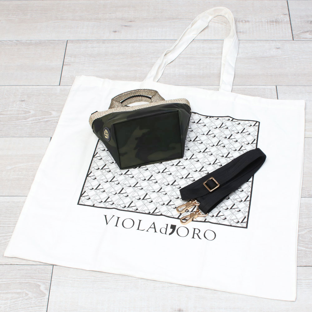 VIOLAd'ORO（ヴィオラドーロ） トートバッグ ショルダー付き GINO