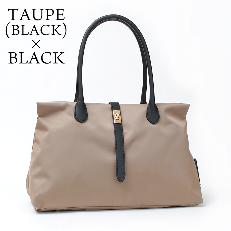 新品VIOLAd'ORO トートバッグ アイボリー/ブラック VIOLAd'ORO トートバッグ ヴィオラドーロ ナイロントート A4対応