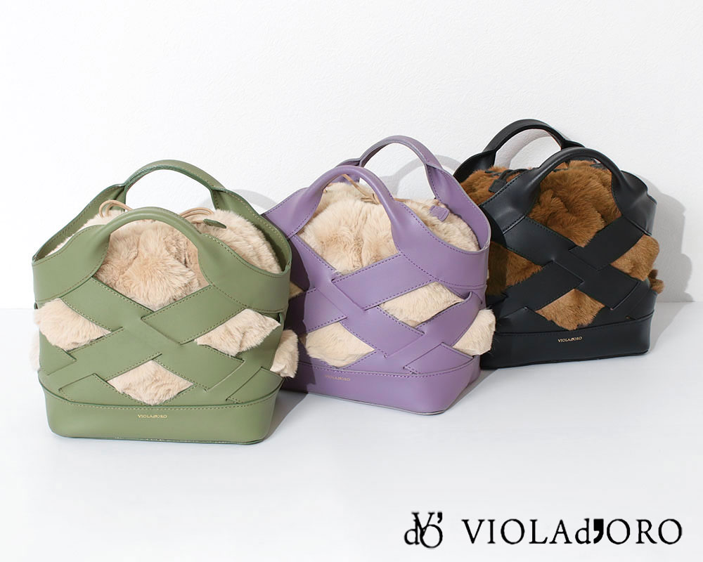 VIOLAd'ORO SALE30%OFF ヴィオラドーロ バッグ レザーメッシュ