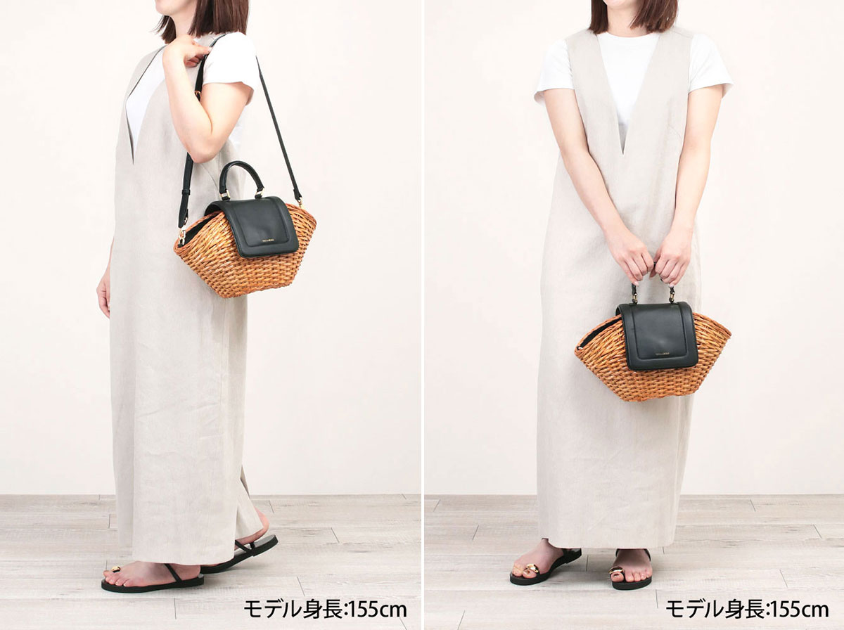 VIOLAd'ORO ヴィオラドーロ かごバッグ ラタン バスケット MIRO