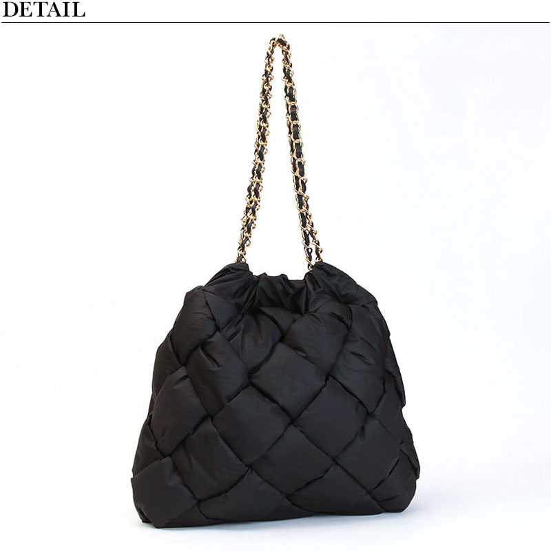 VIOLAd'ORO（ヴィオラドーロ） バッグ ナイロンメッシュ チェーン