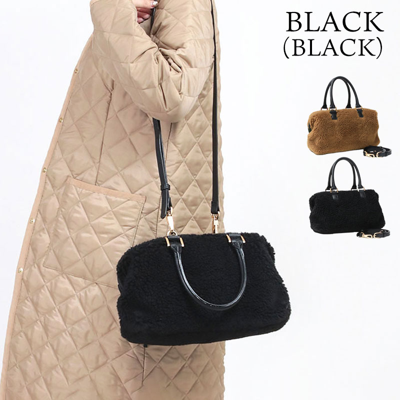 VIOLAd'ORO（ヴィオラドーロ） ボストンバッグ エコファー 2way