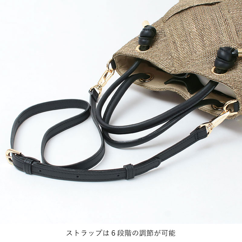 ヴィオラドーロ かごバッグ 開閉