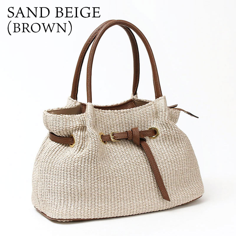 VIOLAd'ORO（ヴィオラドーロ） かごバッグ 2WAY ラフィアシート SANDRO