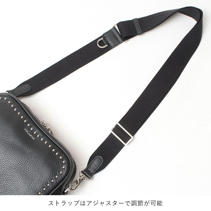 VIOLAd'ORO（ヴィオラドーロ） ショルダーバッグ MIRO STUDS VIOLAd