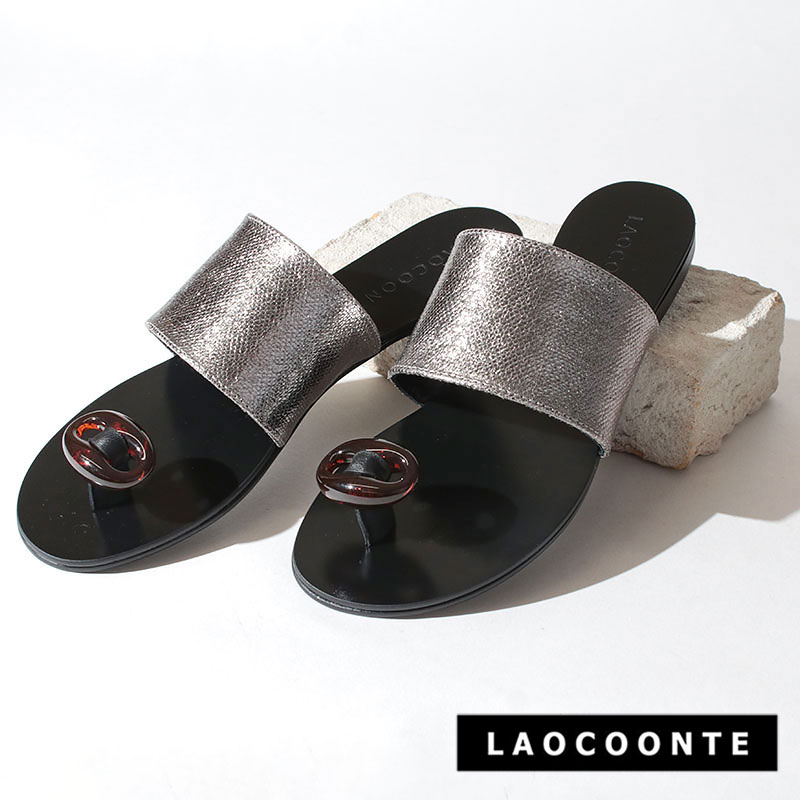 LAOCOONTE（ラオコンテ） サンダル レディース 夏 サンダル フラット