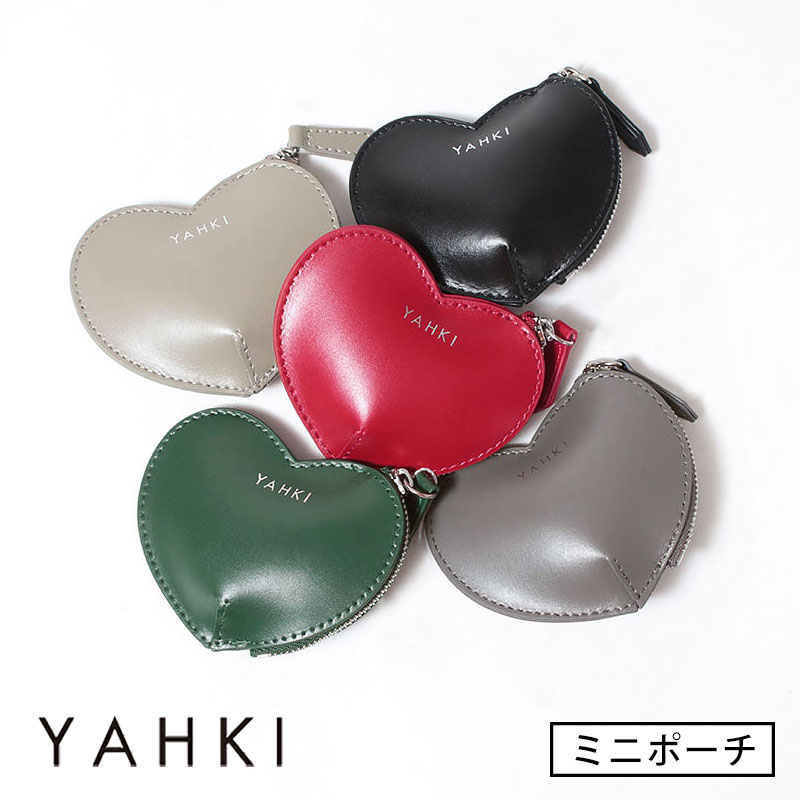 YAHKI ヤーキ ハート　バッグ YH-641 SMALL LEATHER GOODS_BLACK | すべての商品 | YAHKI