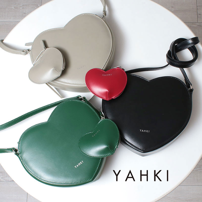 YAHKI（ヤーキ） バッグ ハートショルダー YH-732 正規品 : バッグと